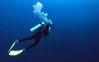 scuba diver underwater