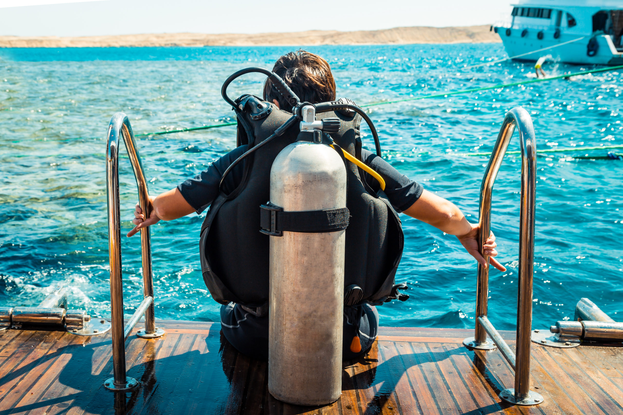 scuba diver compressed air quality testing