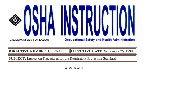 OSHA compressed air testing