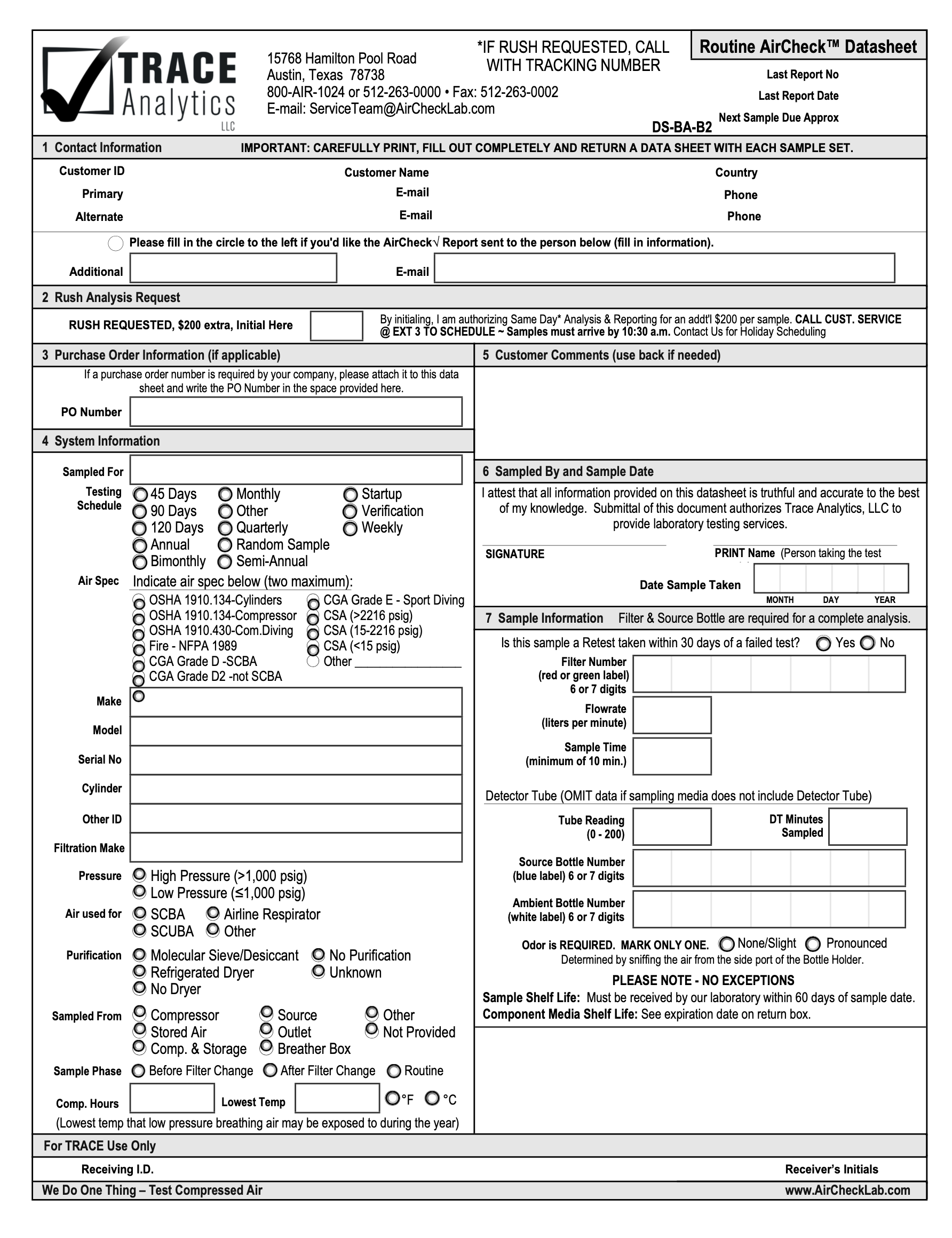 2024 compressed breathing air data sheet